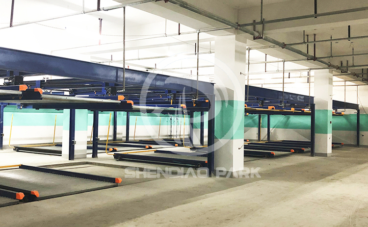 神雕智能地下雙層機械車位案例實拍